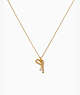 All Tied Up Pave Mini Pendant, Clear/Gold, ProductTile