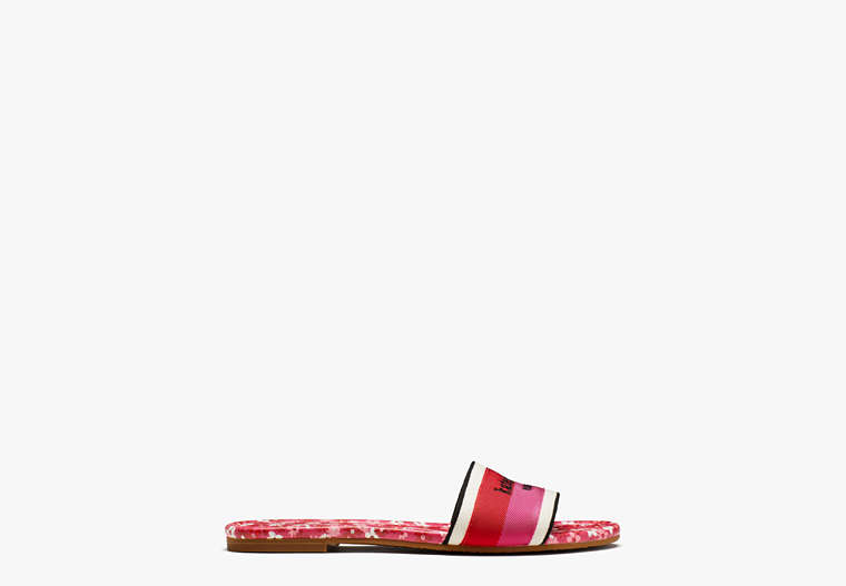 Meadow Slide Sandals, Festive Pink/Heirloom Tomato, Product