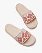 Olympia Slide Sandals, Multi/Pale Dogwood, Product