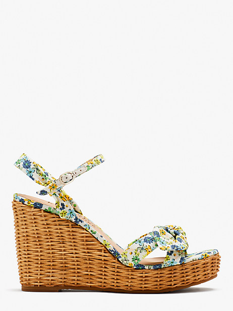 Kate Spade Women's Patio Espadrille Wedge Sandals In Floral