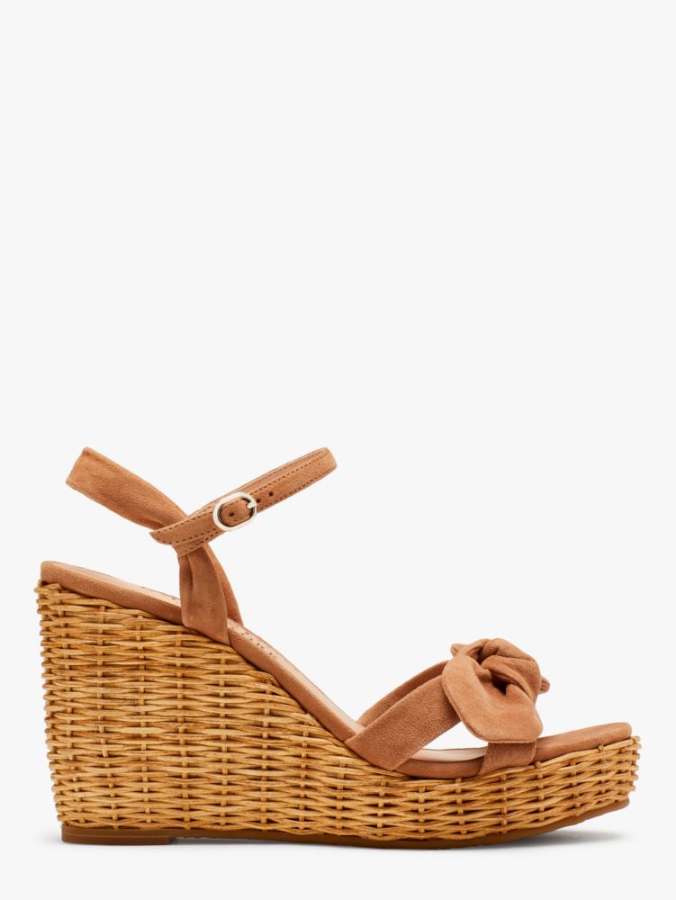 Patio Platform Wedges, Medium Biscotti, ProductTile