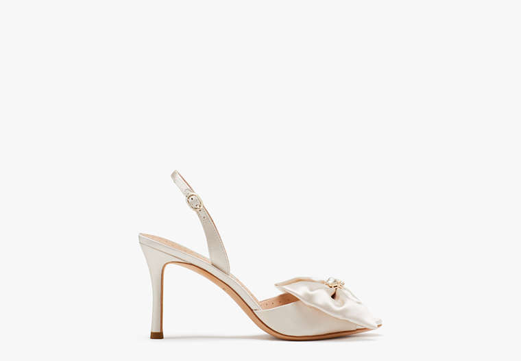 Happily Slingback Pumps, Ivory Bridal, Product image number 0