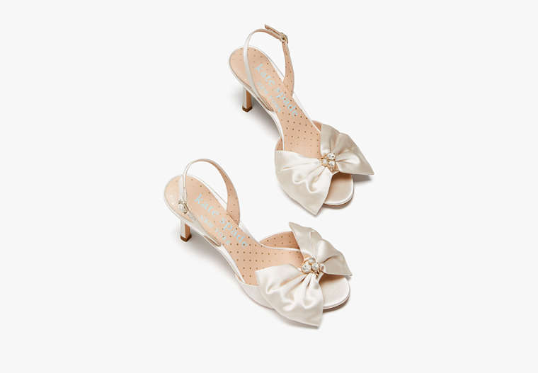 Happily Slingback Pumps, Ivory Bridal, Product
