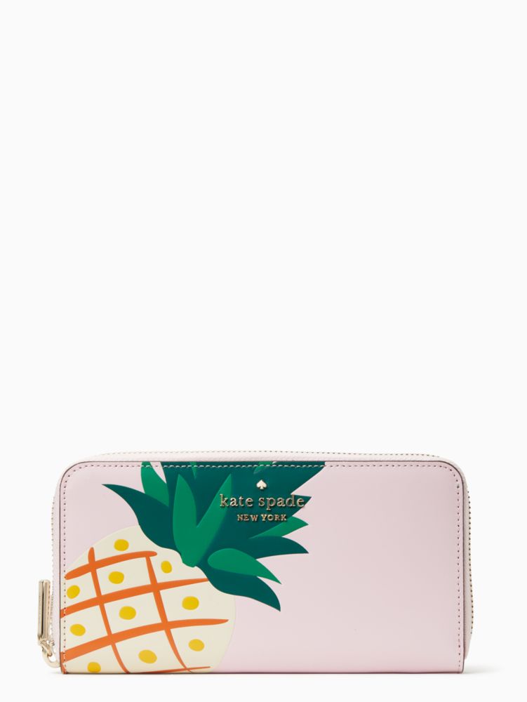 Pineapple Large Continental Wallet | Kate Spade Surprise