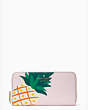 Pineapple Large Continental Wallet, Pink Multi, Product