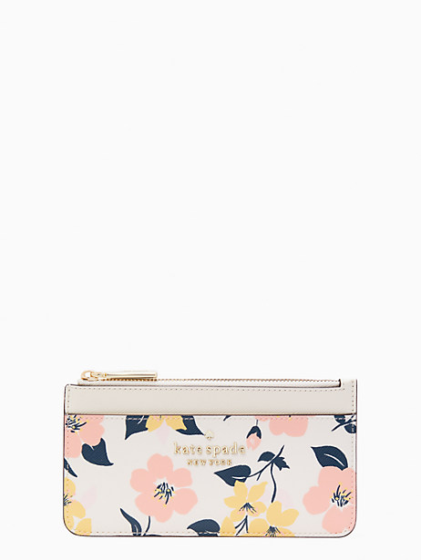 staci lily blooms boxed large slim card holder