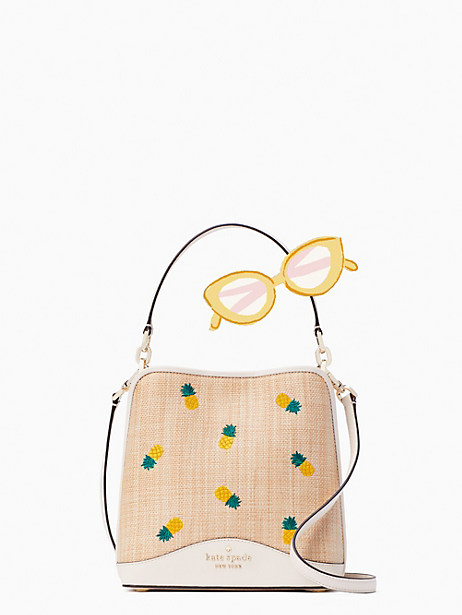 Kate Spade Darcy Small Pineapple Bucket Bag