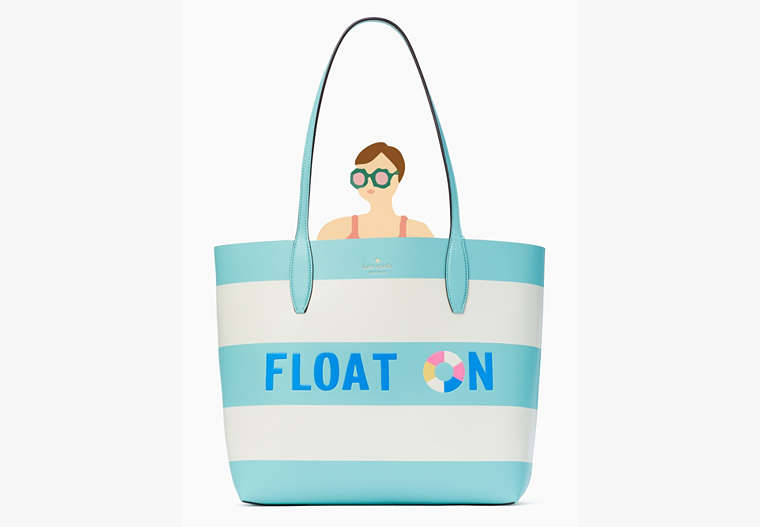 Pool Float Tote Bag, Poolside Multi, Product image number 0
