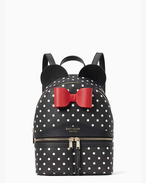 Disney X Kate Spade New York Minnie Dome Backpack, Black Multi, ProductTile