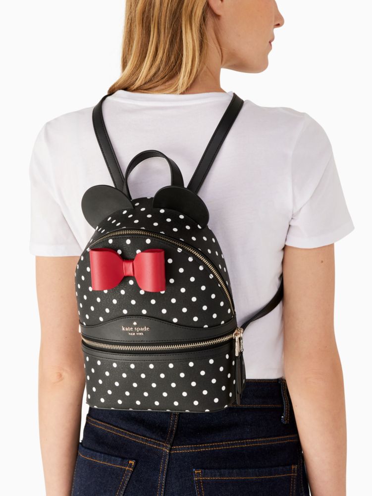 本物の 新品♠︎kate spade×Disneyコラボ ミニーちゃんドットリボン