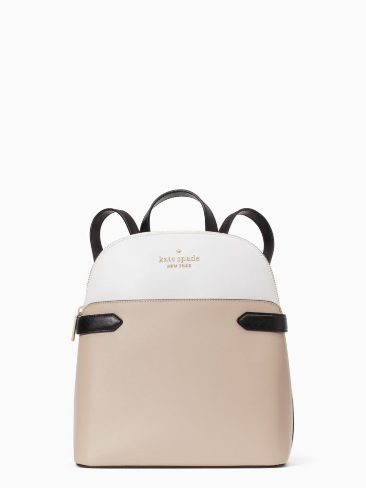 Staci Dome Backpack, Warm Beige Multi, ProductTile