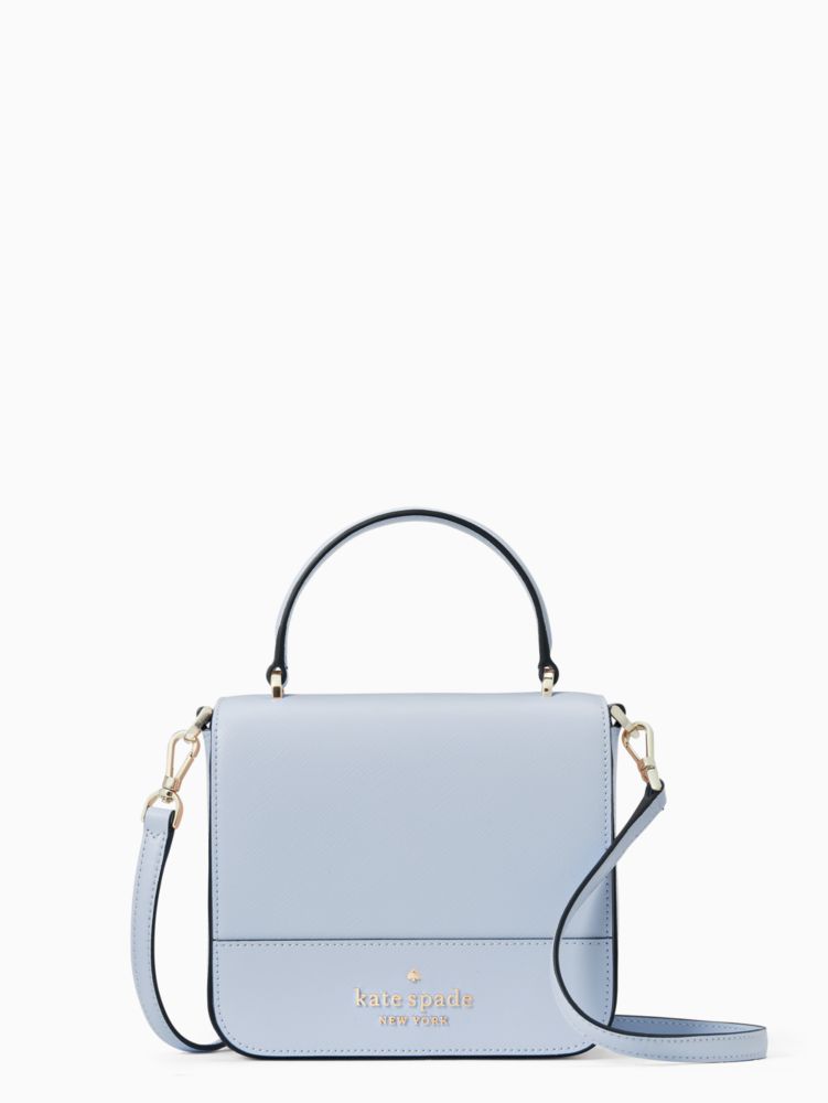 Staci Square Crossbody, Pale Hydrangea, Product