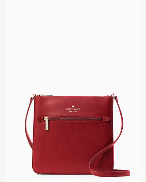 Sadie North South Crossbody, Red Currant, ProductTile