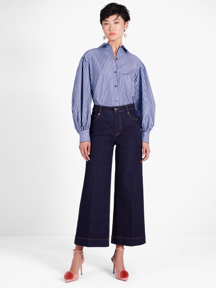 Denim Wide Leg Pant | Kate Spade New York