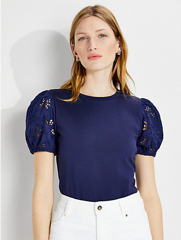 butterfly eyelet tee, , rr_productgrid