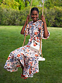 floral garden lawn dress, , s7productThumbnail