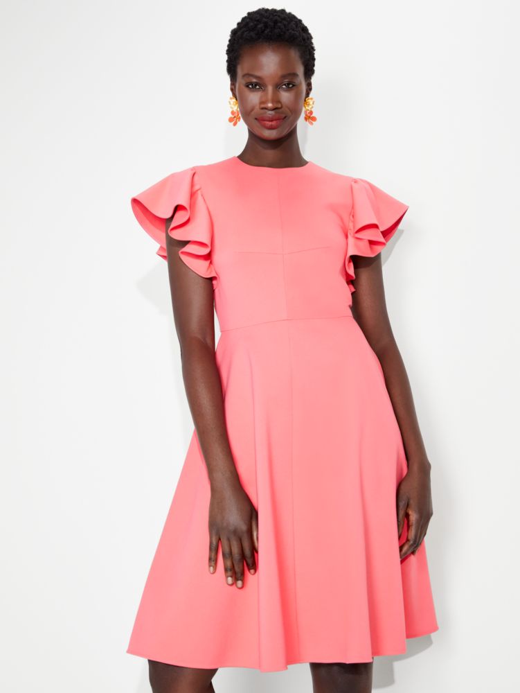 kate spade flutter sleeve dress