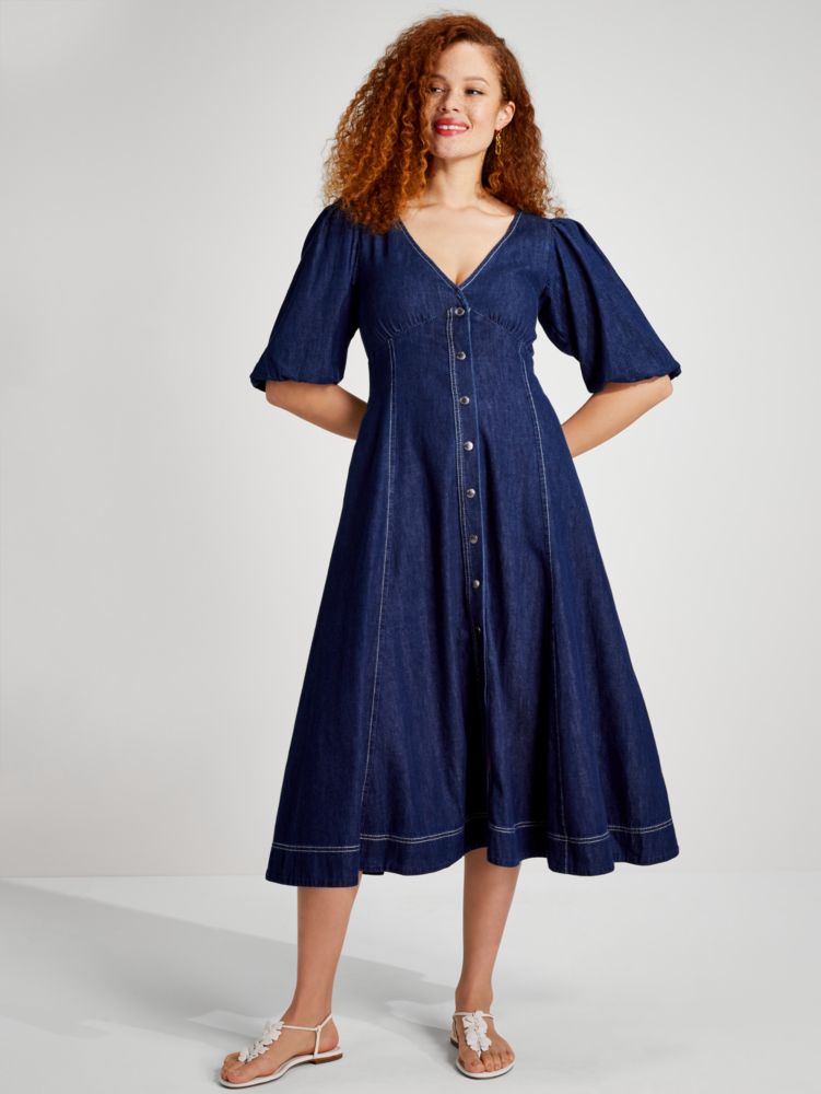Denim Button Front Dress | Kate Spade New York