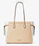 Knott Colorblocked Large Tote, Warm Stone Multi, ProductTile