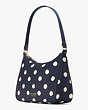 The Little Better Sam Sunshine Dot Small Shoulder Bag, Rich Navy Multi, Product