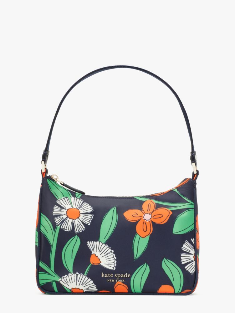 The Litte Better Sam Daisy Vines Small Shoulder Bag, Rich Navy Multi, ProductTile