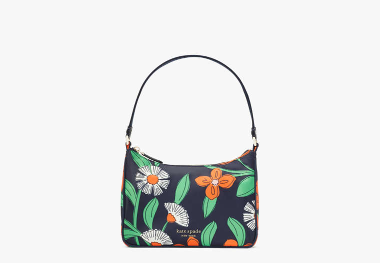 The Litte Better Sam Daisy Vines Small Shoulder Bag, Rich Navy Multi, Product image number 0