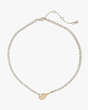 Queen Of The Court Tennis Racket Necklace, Cream Multi, Product