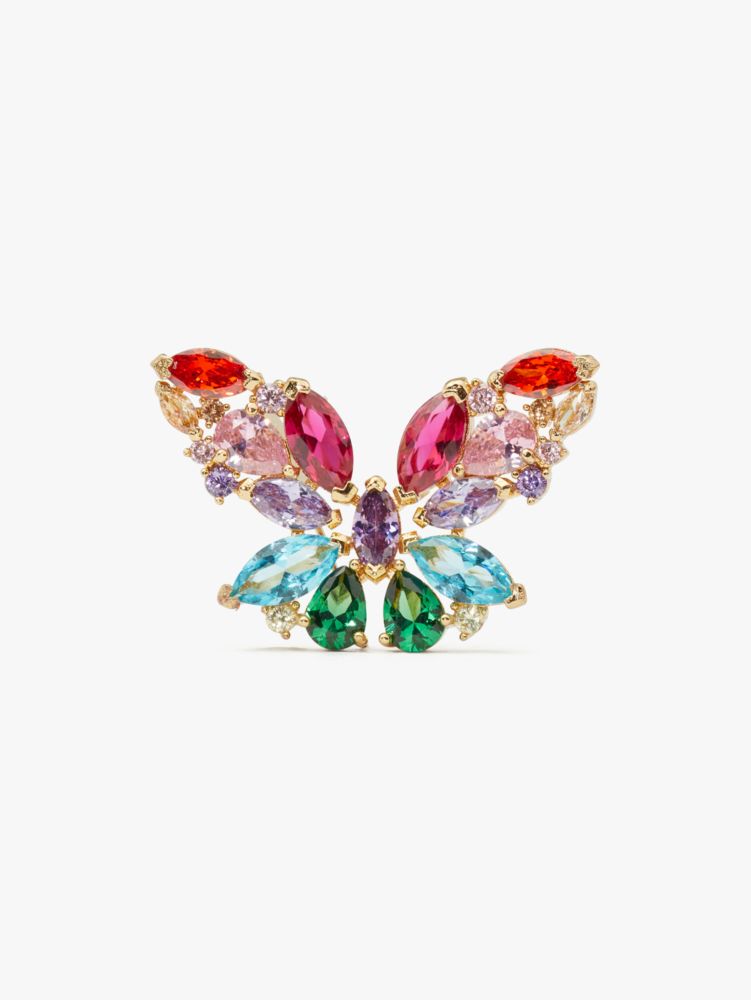 Social Butterfly Statement Studs, Multi, Product