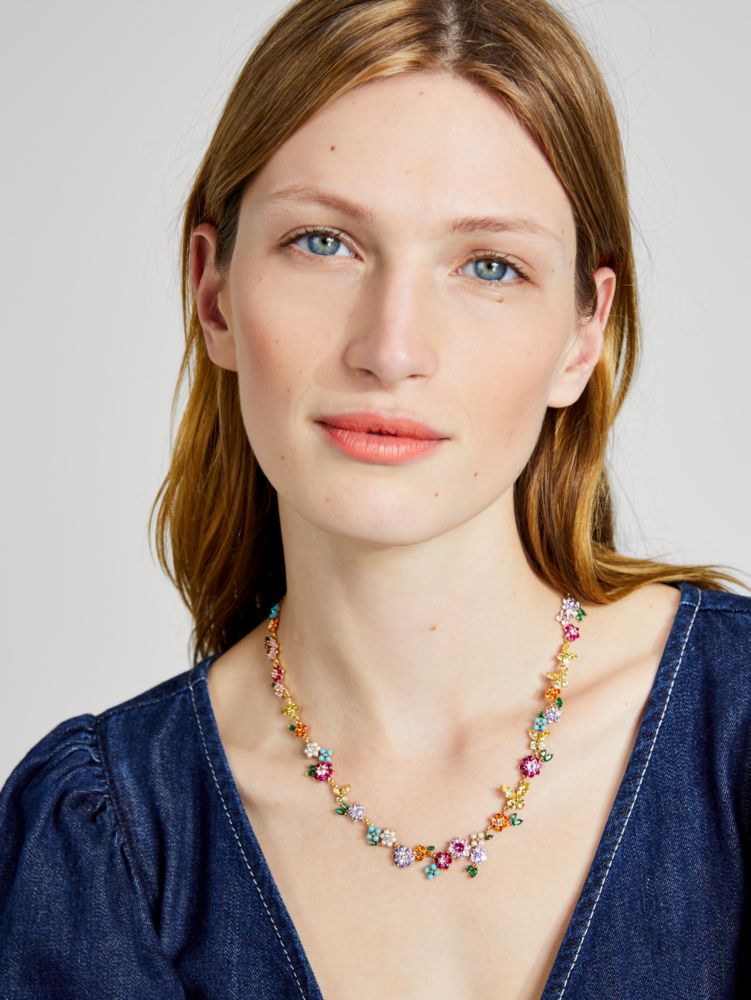 New Bloom Statement Necklace, Multi, Product