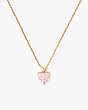 Kate Spade,my love october heart pendant,necklaces,Rose
