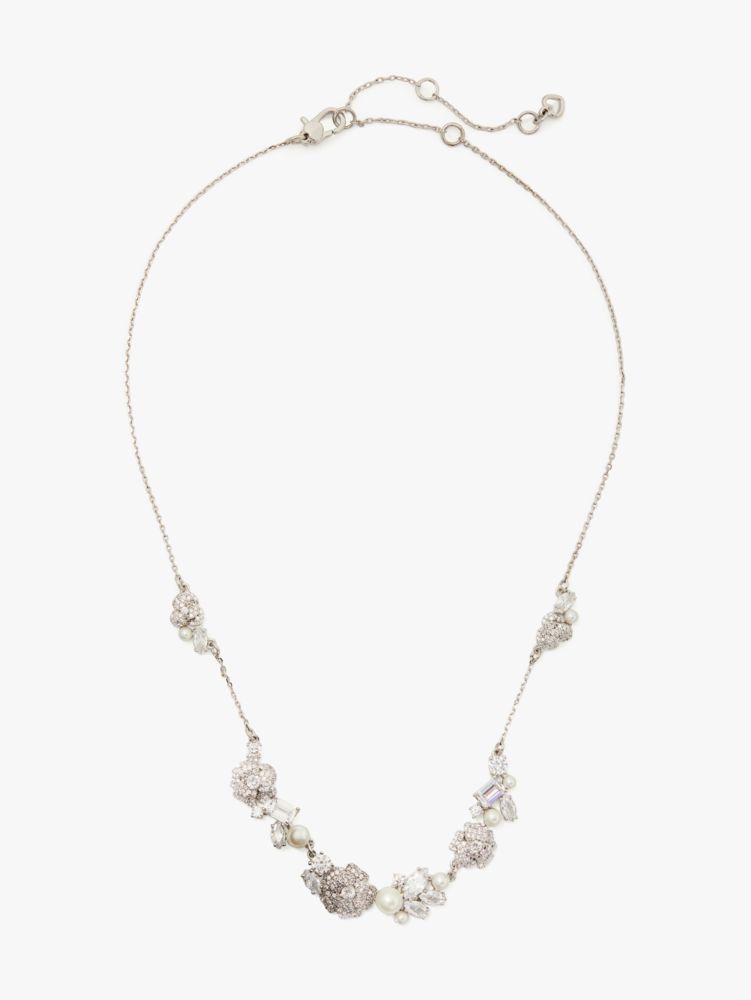 Bouquet Toss Necklace, White Multi, Product