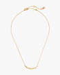 True Love Mon Amour Necklace, Clear/Gold, Product