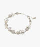 Kate Spade,Bouquet Toss Cluster Line Bracelet,bracelets,White Multi