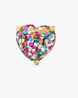 My Love Heart Studs, Multi Glitter, Product