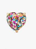 my love glitter heart studs, , s7productThumbnail
