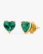 My Love Heart Studs, Green, Product