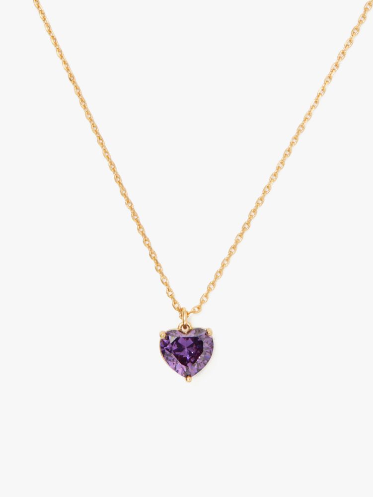 My Love February Heart Pendant, Amethyst, ProductTile