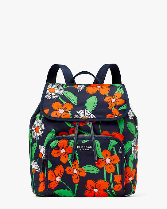The Little Better Sam Daisy Vines Medium Backpack | Kate Spade New 