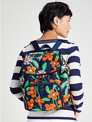 the little better sam daisy vines medium backpack, , rr_productgrid