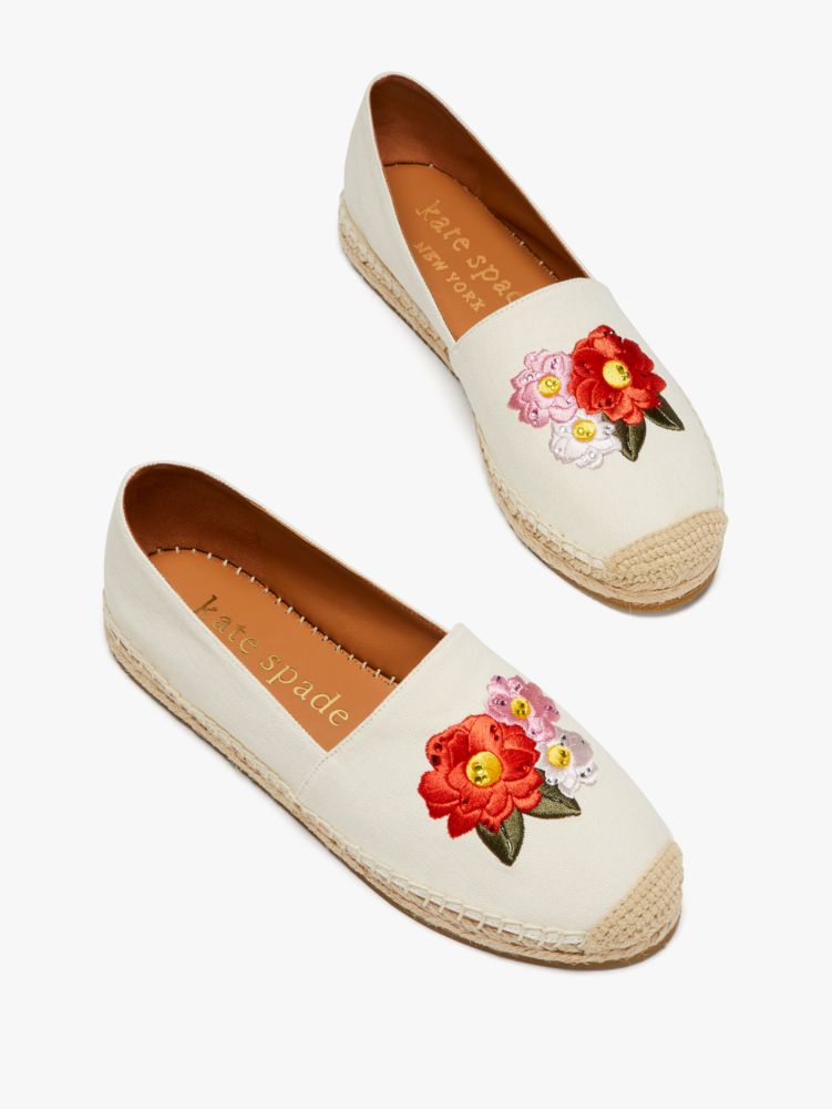 Women's parchment multi dahlia espadrilles | Kate Spade New York IT