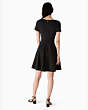 ララビー ドット タイ ウェスト ポンテ ドレス, Black, Product
