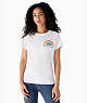Rainbow T-shirt, Fresh White, ProductTile