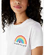 Rainbow T-shirt, Fresh White, Product