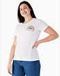 Rainbow T-shirt, Fresh White, Product