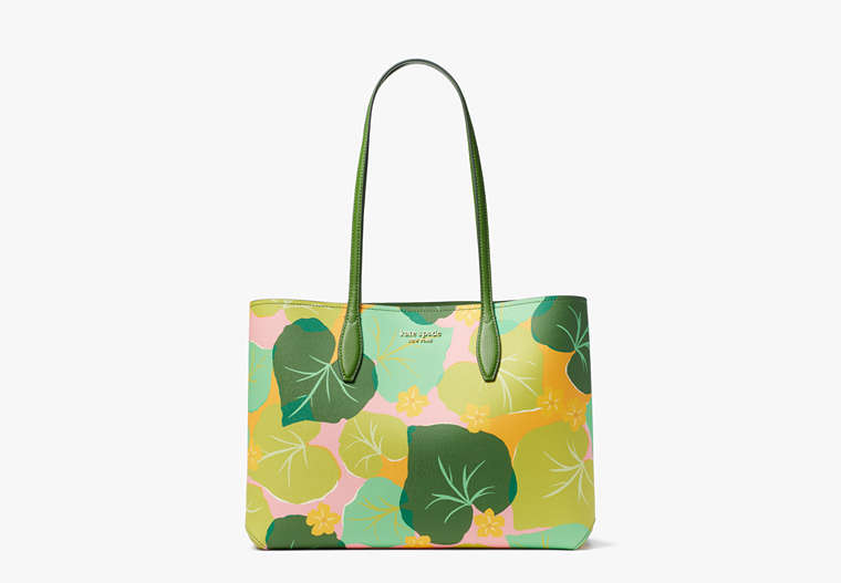 All Day Cucumber Floral Large Tote, Multi, Product image number 0