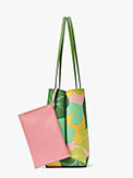 All Day Cucumber Floral Tote Bag, groß, , s7productThumbnail
