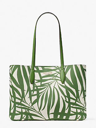 all day palm fronds large tote by kate spade new york non-hover view