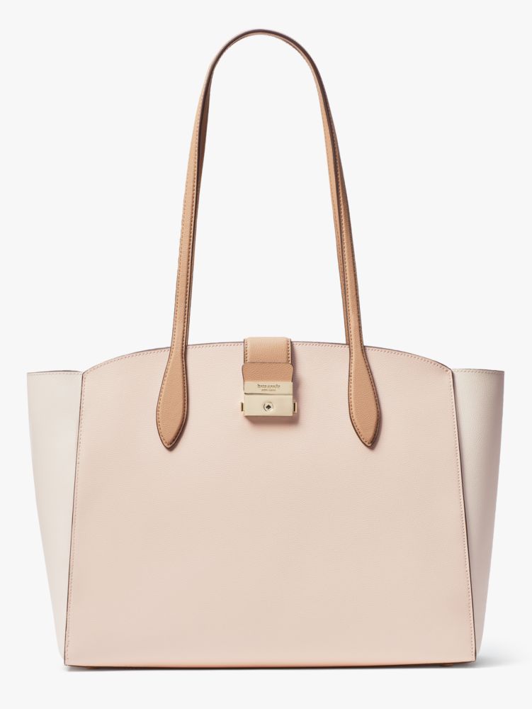 Voyage Colorblocked Large Work Tote, Pale Dogwood Multi, ProductTile