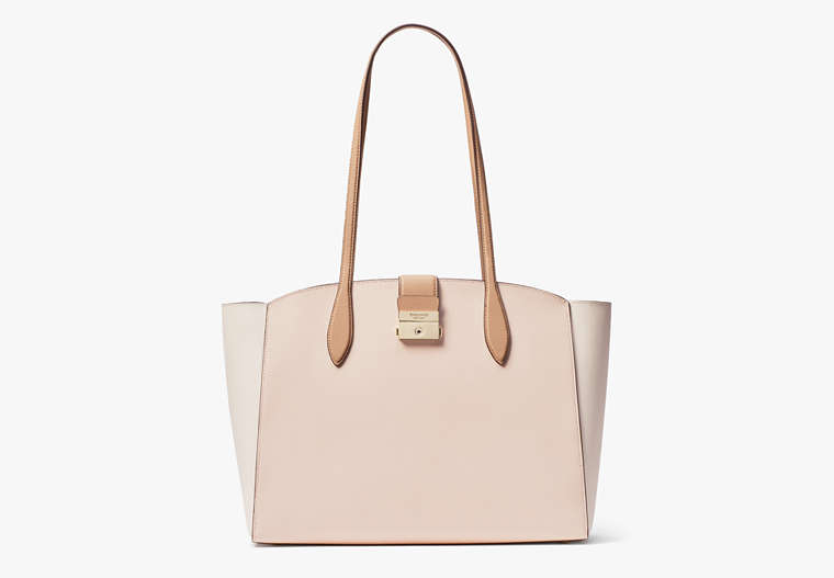 Voyage Colorblocked Large Work Tote, Pale Dogwood Multi, Product
