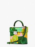 voyage cucumber floral small top-handle crossbody, , s7productThumbnail
